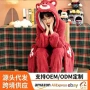 加厚女士秋冬季卡通家居服