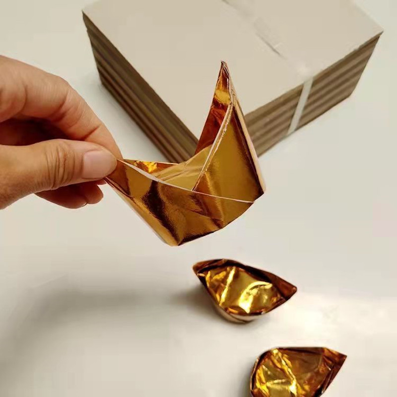 烧香拜佛大尺寸金色元宝纸金纸锡箔纸手工折元宝纸冥币纸钱七月半-阿里巴巴