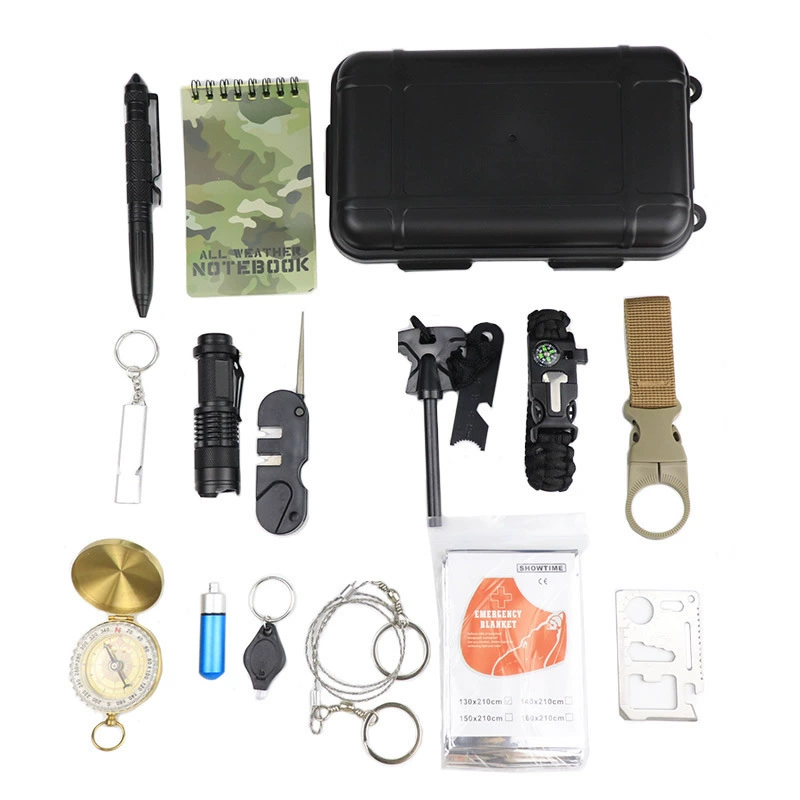 H1 Уличное оборудование выживания сундук с сокровищами костюм для инструментов выживания многофункциональный уличный аптечка SOS аварийные принадлежности