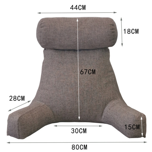 Compressed delivery triangle pillow cushion cross-border supply reading pillow with cylindrical bone pillow with armrest wedge pillow