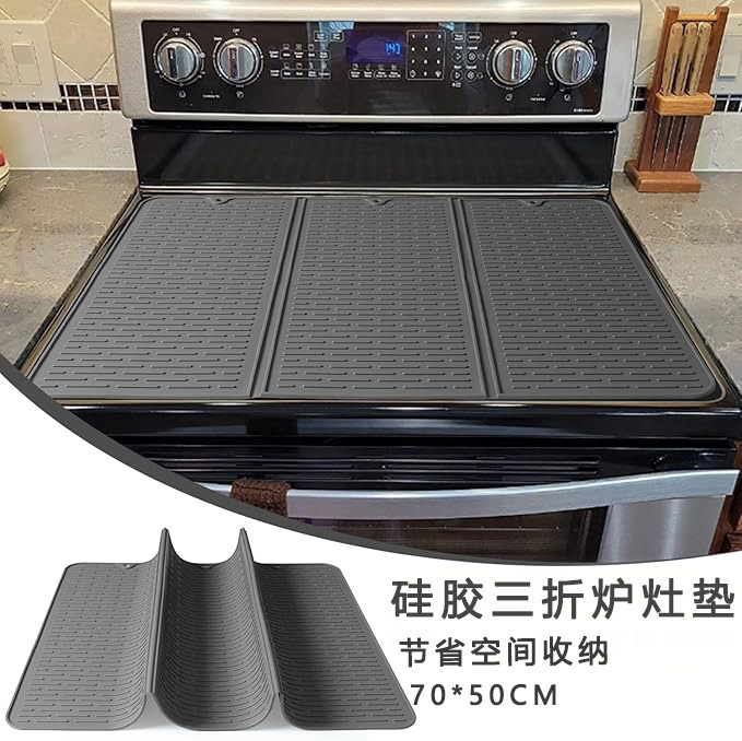 Cross-Border Product Silicone 70% off Stackable Stove Mat Foldable Electric Stove Top Cover Stove Protector Oven Cover Heat Insulation Pad Cross-Border Product Silicone 70% off Stackable Stove Mat Foldable Electric Stove Top Cover Stove Protector Oven Cover Heat Insulation Pad