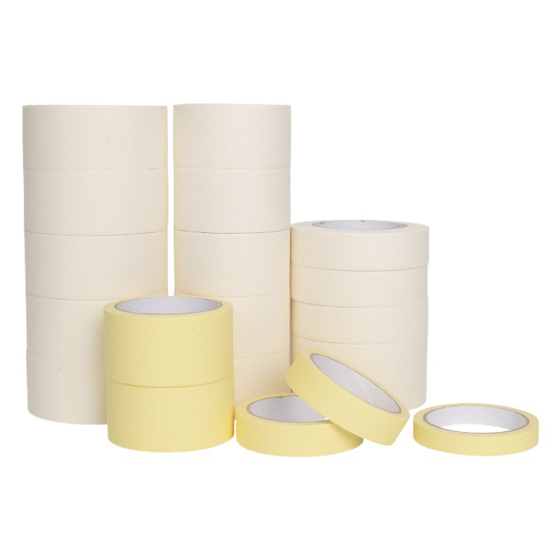 Cinta de papel de textura, pintura en aerosol de coche fuertemente pegajosa, sombreado, decoración, sin residuos de pegamento, fácil de rasgar, pegamento de textura blanca al por mayor