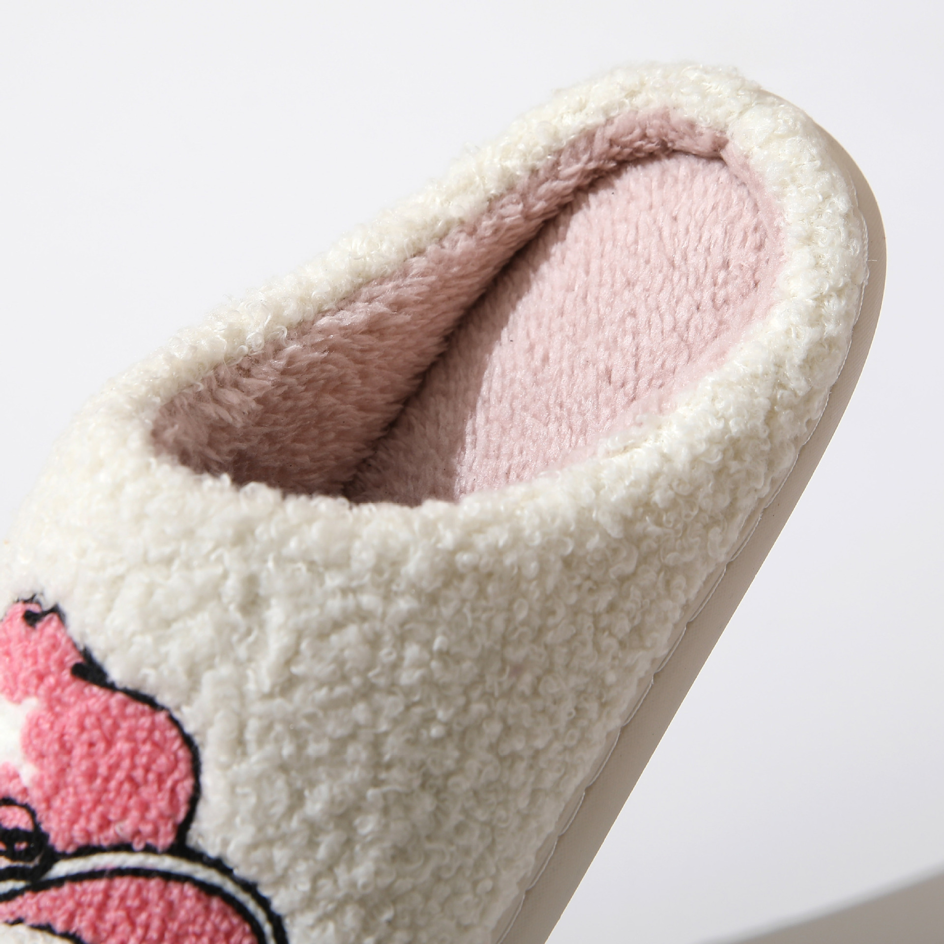 Nuove pantofole invernali con fiori in cotone, pantofole da donna, calde da interno, pantofole autunnali e invernali per la casa_voghion.com