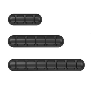 Desktop charging data cable organizer 1/3/5/7 silicone creative gift storage solid wire clip