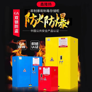Explosion-Proof Cabinet, Safety Cabinet, Corrosion-Resistant Cabinet, Chemical Cabinet, Ga Double-Lock Hazard Chemical Storage Cabinet, Highly Corrosion-Resistant