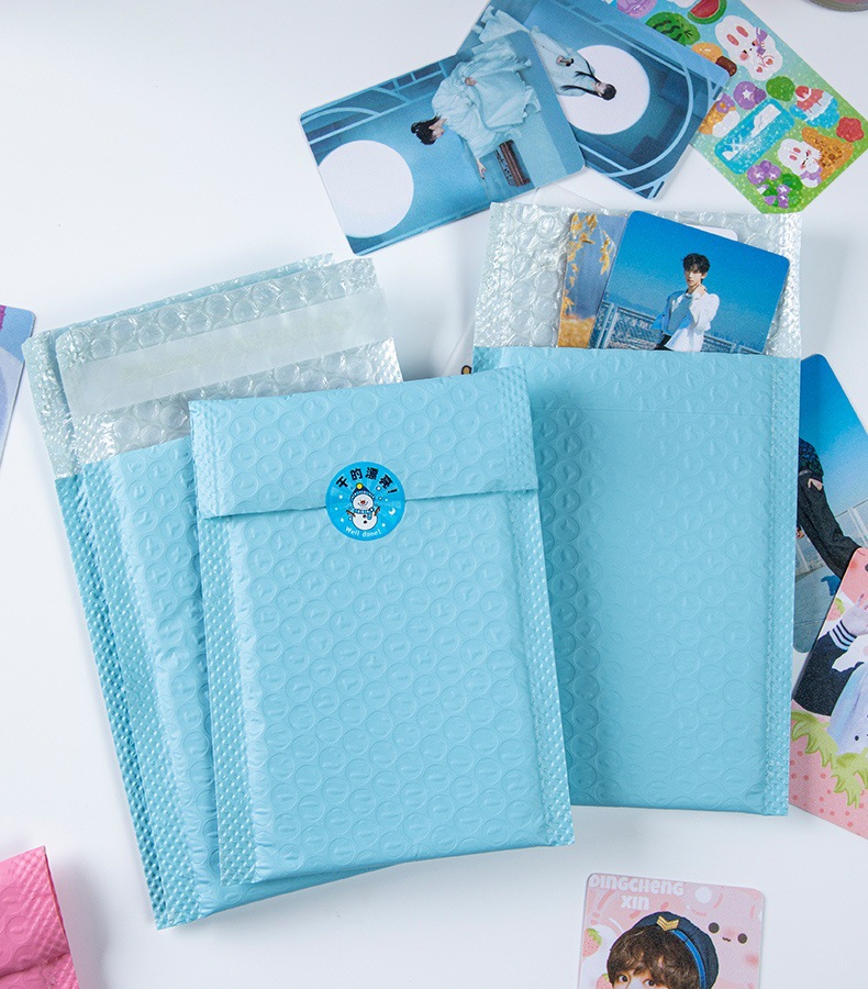 마카롱 컬러 포장백-블루-20개입