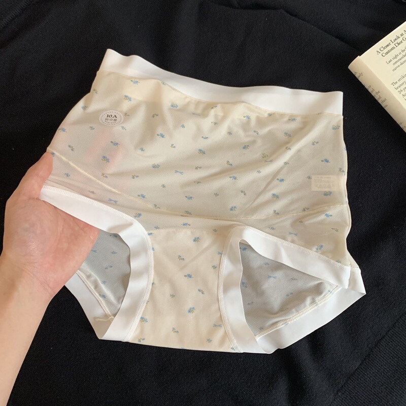 New Large Size Maternity Underwear for Women 100kg Ice Silk Pure Cotton Extended Crotch High Waist Belly Support Briefs for Pregnancy New Large Size Maternity Underwear for Women 100kg Ice Silk Pure Cotton Extended Crotch High Waist Belly Support Briefs for Pregnancy
