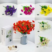 尤加利牵牛花户外假花仿真绿植家居婚庆装饰户外插花摆设拍照道具