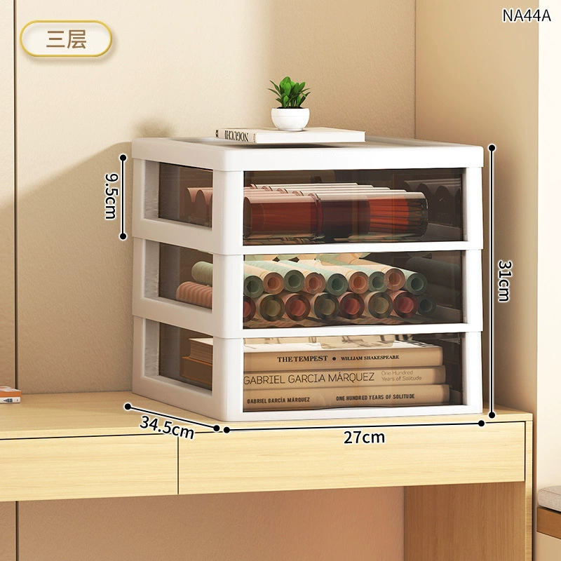 Mobile Drawer Storage Cart, Multi-Layer Rolling Cabinet, 2–8 Tier, Compact Desk Organizer