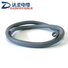 4*2.5平方高柔性进口环保PVC拖链控制电缆 耐弯折耐氧化 达柔供应