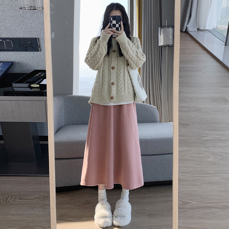 Розовый плюс бархат H-1243