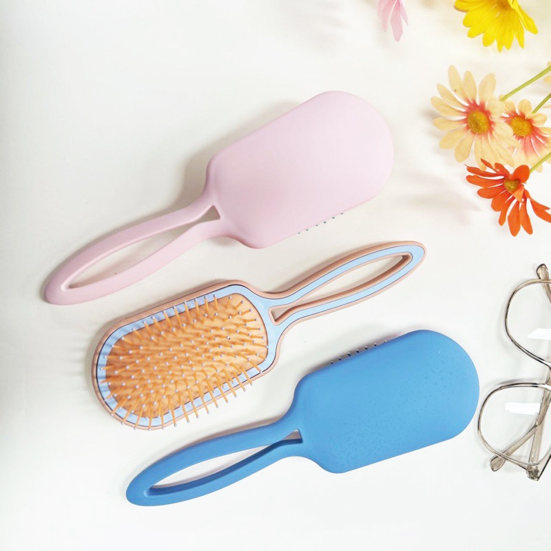 105g Weight Simple Style Multicolor Color Block Plastic Hair Comb 1 Piece