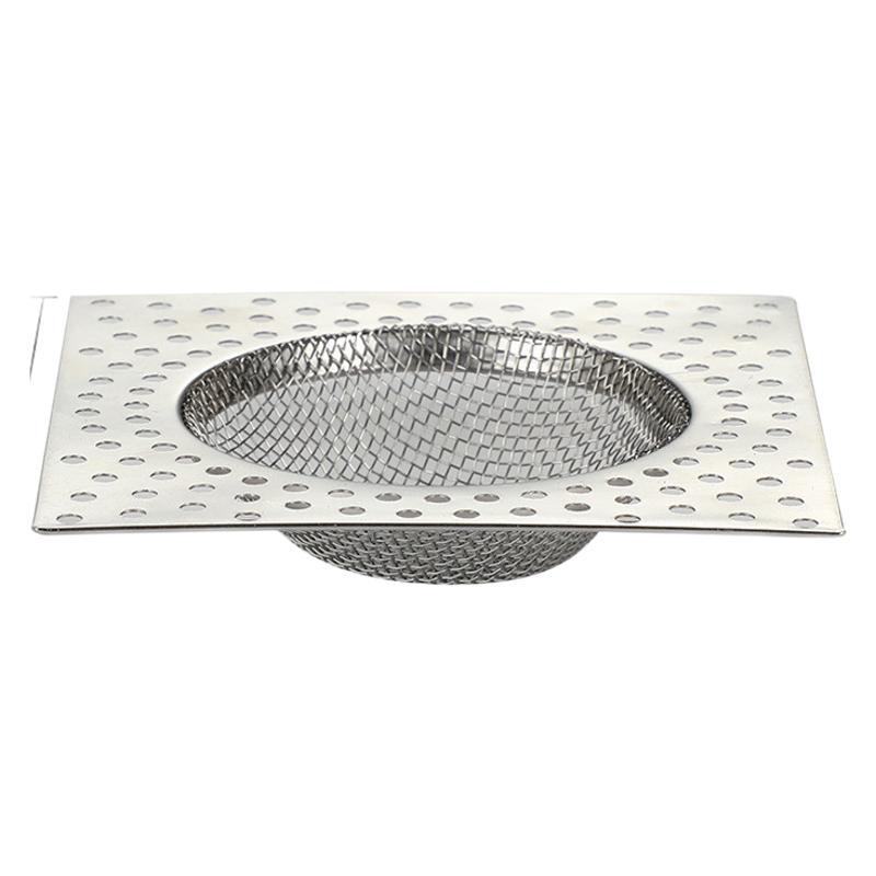 Filtro para Drenaje de Piso Cuadrado de Acero Inoxidable Antiobstrucción para Baño image 5