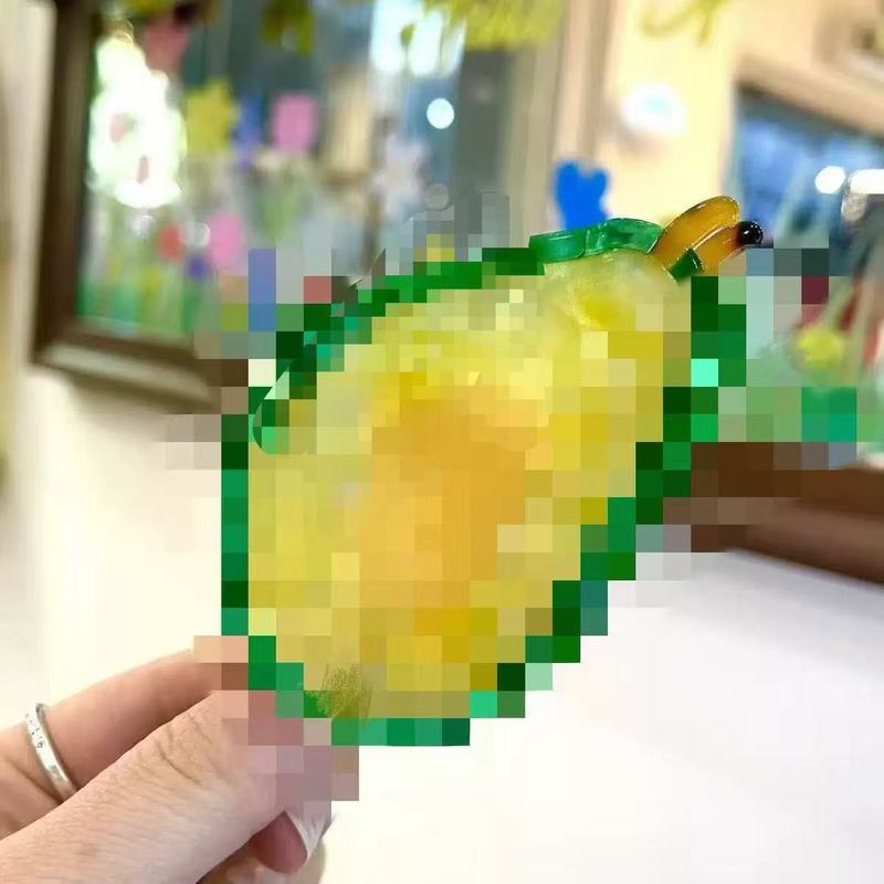 新款醋酸水果抓夹可爱草莓樱桃发夹后脑勺盘发鲨鱼夹头饰发抓发饰|undefined