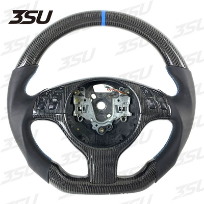 Steering wheel Series Leather Carbon Fiber Steering - style-3