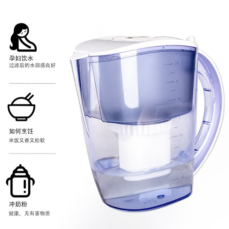 3.5 L water purification kettle household tap water purifier with timer activated carbon Water Filter Kettle