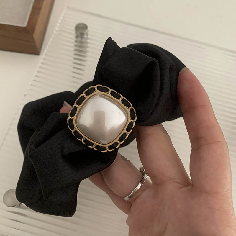 Hochwertiges Perlen-haargummi Elastisches Haar-accessoire_voghion.com