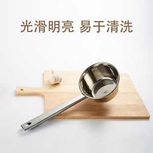 Square handle water spoon non-magnetic 201 thickened soup spoon scoop canteen stainless steel kitchen utensils full reduction