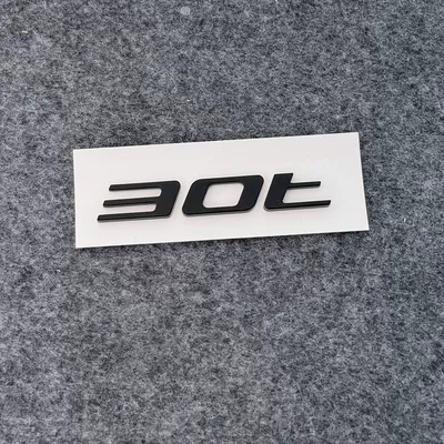 Car logo, Jaguar letter emblem XJL XFXEL - standard-30t-bright-black
