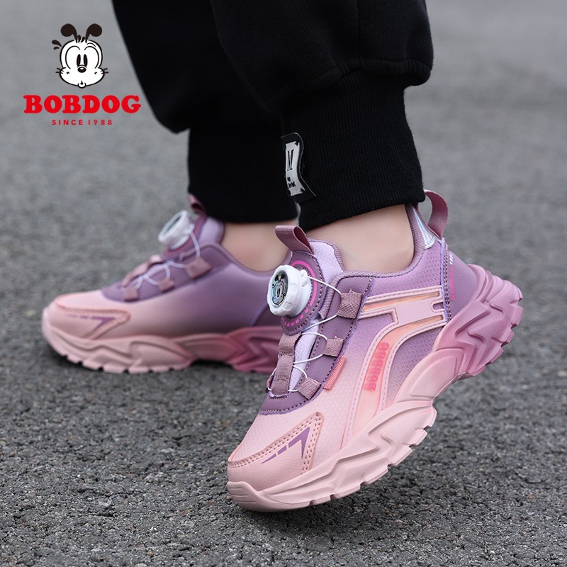 Babudou cuero casual zapatos con botones impermeables zapatos de niña nuevos zapatos deportivos 2024 para niños y niñas