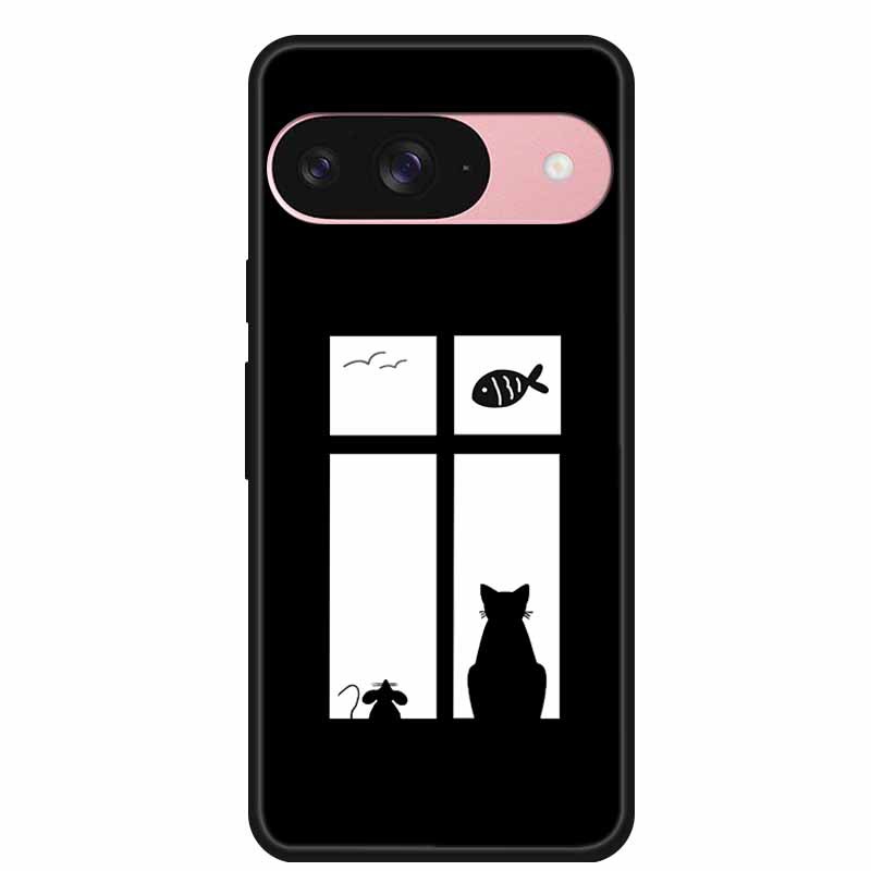 Window sill cat and rat
