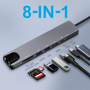 8��1type-c�Uչ�]�DHDMI���׾W��PD����USB3.0 C HUB�x��������