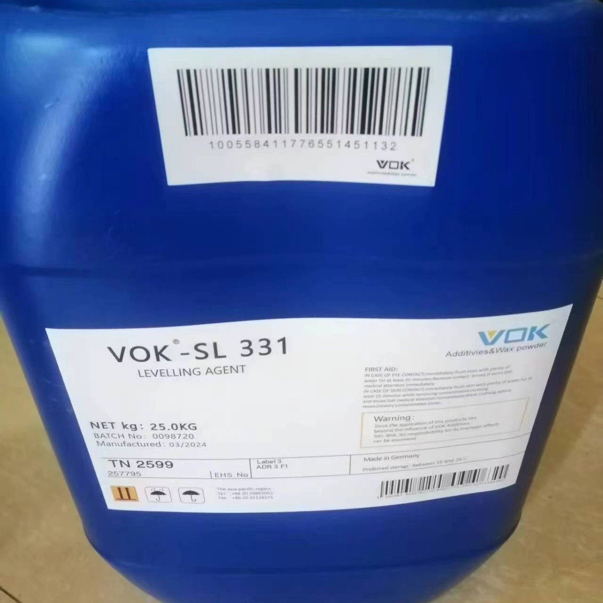 德国技术背景沃克尔VOK-331流平剂良好底材润湿替代毕克BYK-331