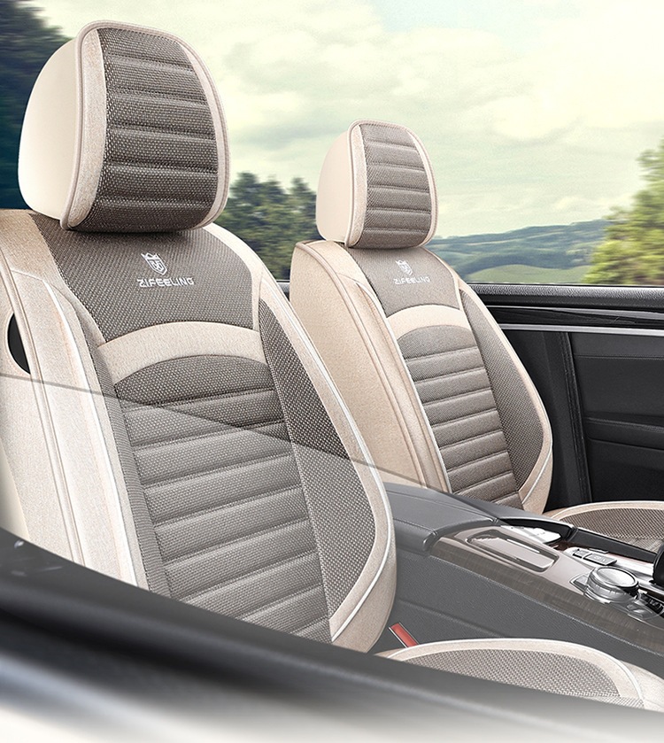 2026 new all-inclusive, all-cotton car seat cushion, suitable for all seasons, comfortable, breathable, and soft seat cover, model F-36