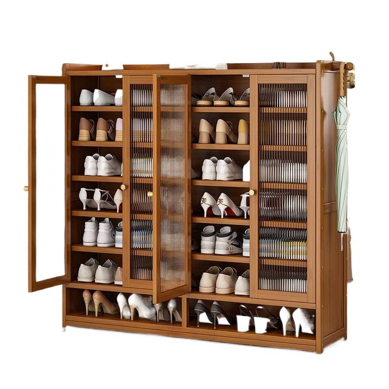 Fábrica directa de almacenamiento de artefactos estantes de zapatos multicapa puerta doméstica gabinete de zapatos de gran capacidad puerta de entrada zapatos a prueba de polvo franqueo al por mayor