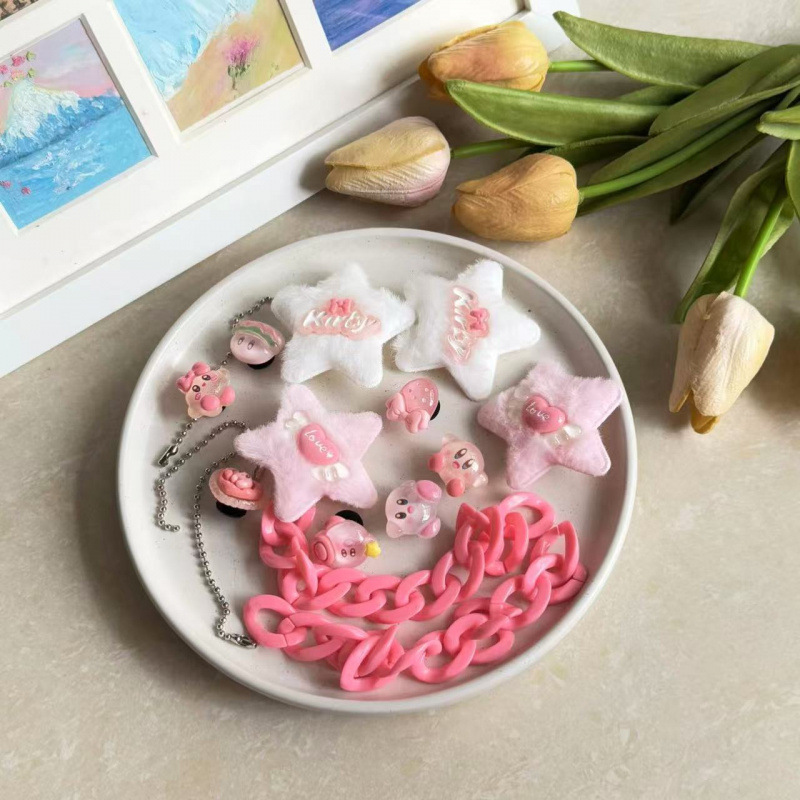 Croc Shoe Accessories DIY Shoe Flower Alloy Rhinestone Detachable Cartoon Chain Ins Xiaohongshu Hot Accessories Set