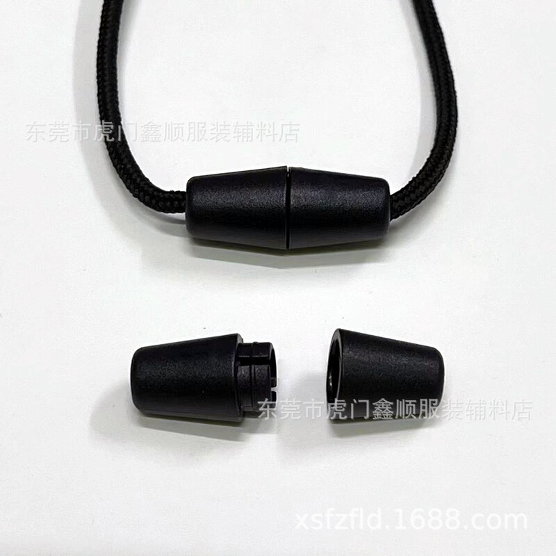 Manufacturer's Ready Stock 4mm Aperture Plastic Round Safety Buckle Plastic Butt Buckle Lanyard Accessories Connecting Buckle Hanging Buckle