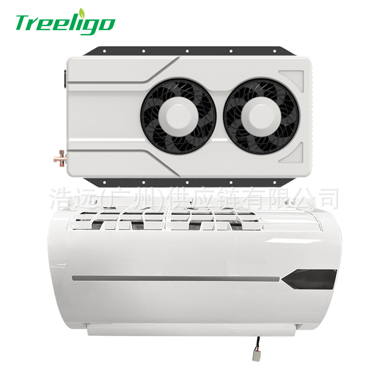 Automotive air conditioning: 无 Trucks - 24v-double-fan-split-high-configuration-scroll-eac00172