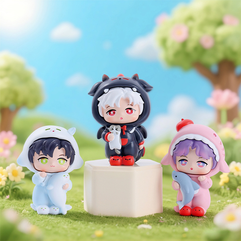 新作周辺グッズ「星語の恋」ブラインドボックス、恋と星空のかわいい卓上飾り、漫画フィギュア、子供向けおもちゃ卸売|undefined