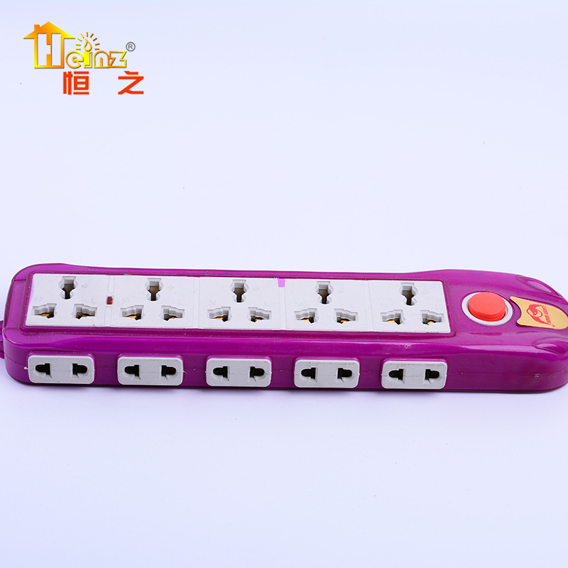 YUWEI hogar multifunción de alta potencia interruptor de conexión 9 12 15 multi-jack encapsulado enchufe de PVC