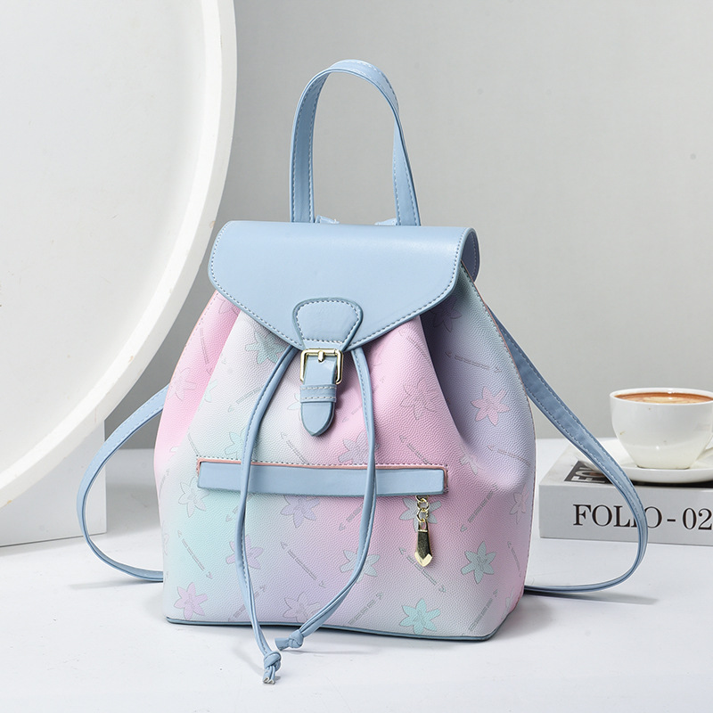 Nueva mujer de mediana edad mochila de viaje de cuero suave mochila pequeña bolsa de doble propósito mochila de gran capacidad bolsas de mujer