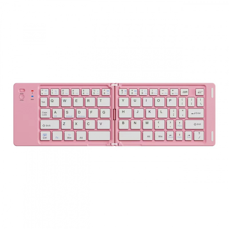 人気の Bluetooth 超薄型折りたたみキーボードは、携帯電話、タブレット、ノートブックをサポートし、折りたたみ式で充電可能で、3 つのデバイスをサポートします。|undefined