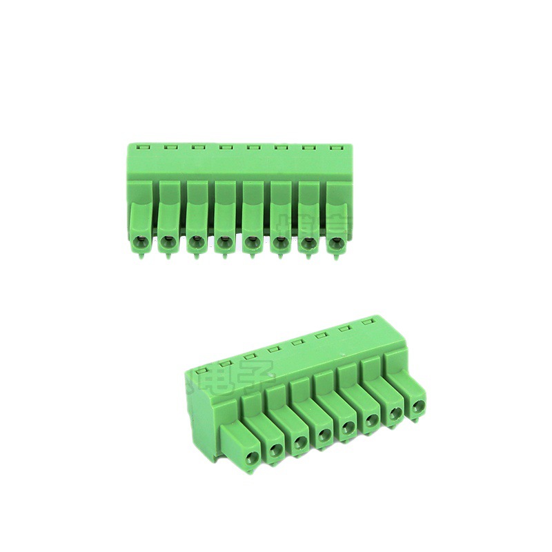 免焊对接15EDG 3.81mm 对插式2EDGRK3.81 插拔绿色接线端子2-24P