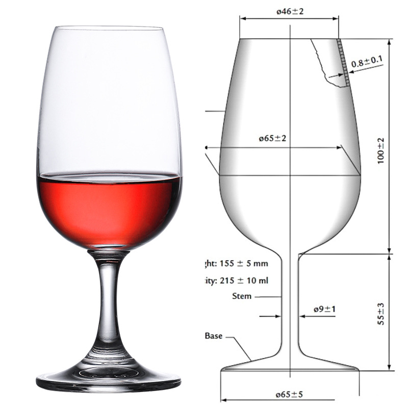批发ISO国标葡萄酒品酒杯水晶玻璃专业红酒闻香品鉴杯品酒师专用
