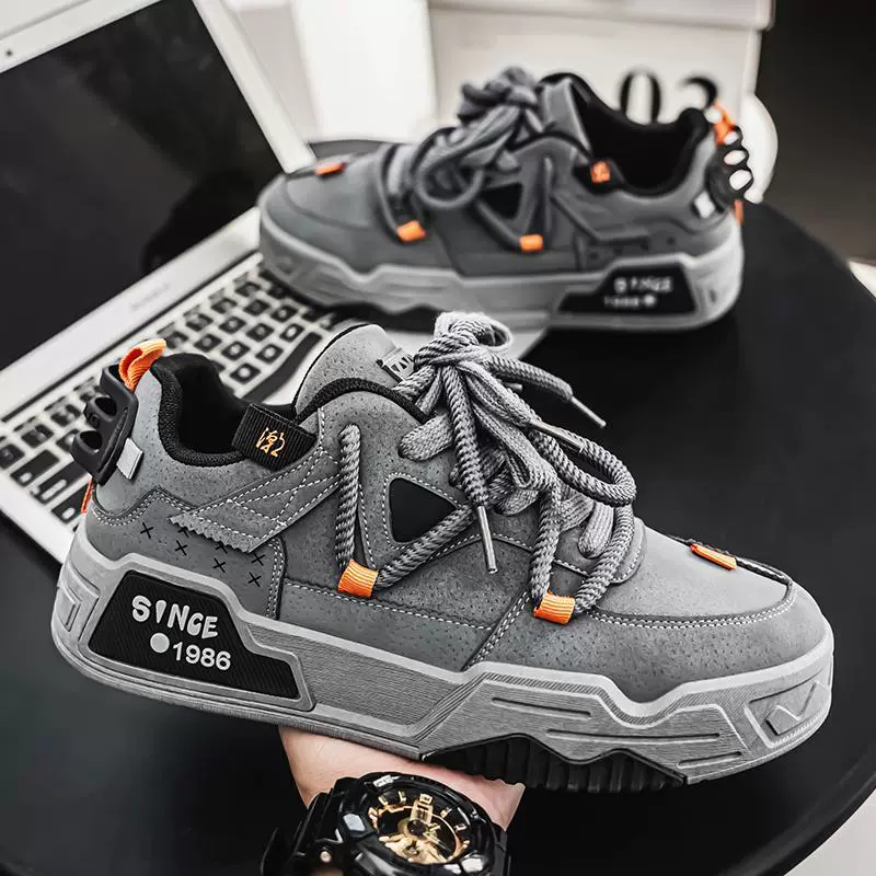 2025 весенняя мужская обувь новая мода низкая верхняя обувь тренд дикая студенческая спортивная обувь повседневная корейская модная обувь мужская