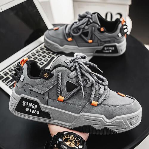 Spring Men's Shoes New Fashion Low-Top Board Shoes Trendy Matchable Student Sports Shoes Casual Korean Style Men's Fashion Shoes