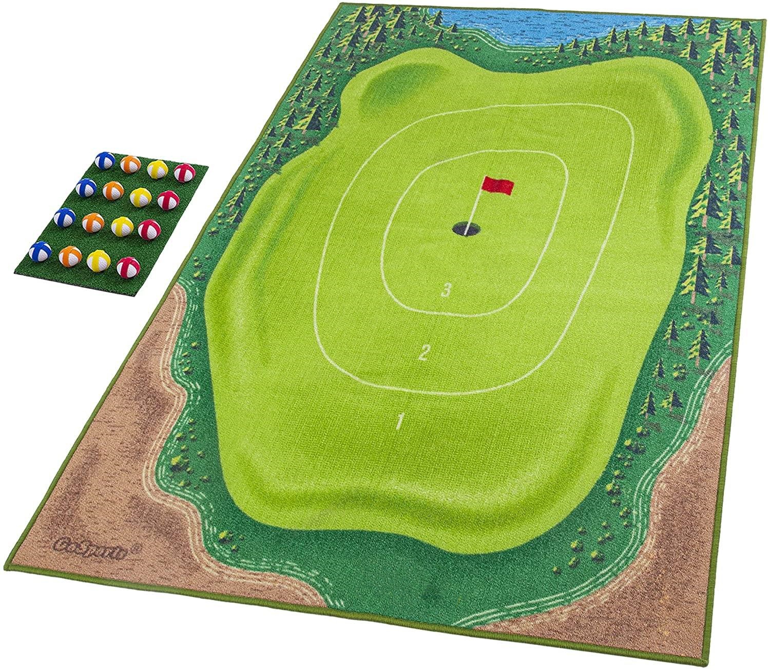 TheCasualgolfgameSet ocio Golf juego golf golpeando Mat estera juego novato