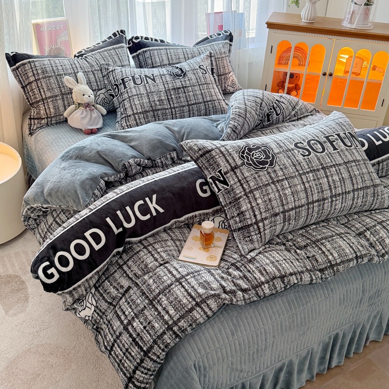 云裳-香风玫瑰【亲肤保暖牛奶绒】