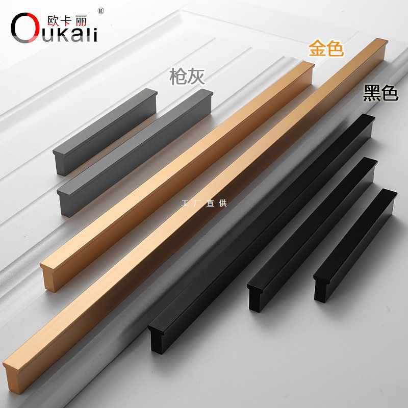 ✅Light luxury super long one door to top black and gray gold cabinet…