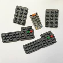精准印刷硅胶按键触控开关防水涂层手机配件批发通用型灰色按钮