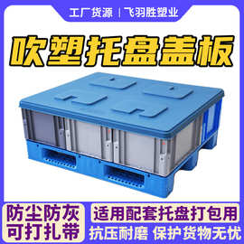 飞羽胜吹塑盖板汽配物流箱顶盖适配1210川字九脚田字1208塑料托盘