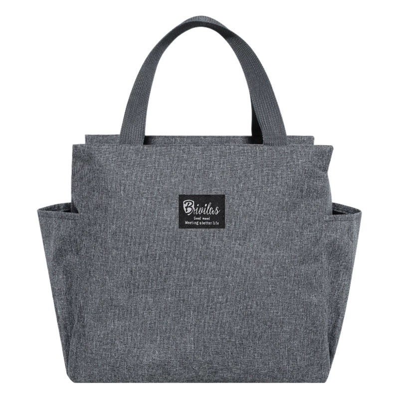 Портативная сумка для обеда большой емкости Собираюсь на работу с обедом Сумка для обеда Утолщенная изоляционная сумка из алюминиевой фольги Офисная сумка