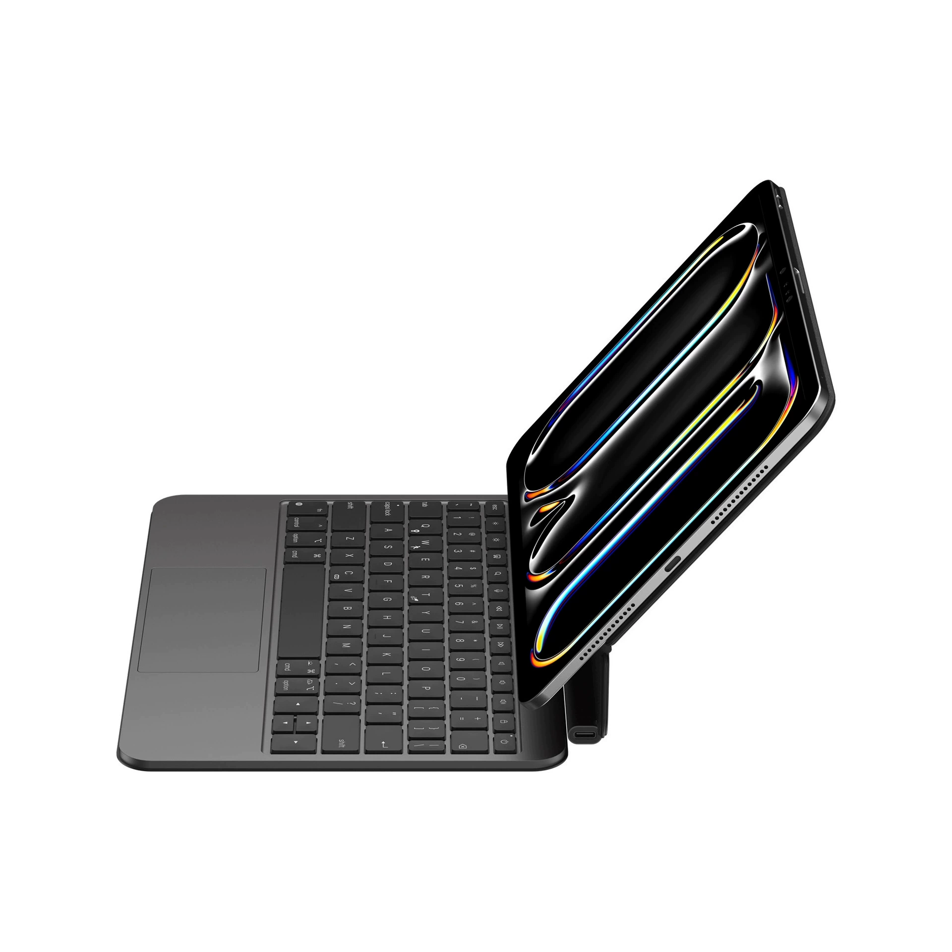 Легче и тоньше 1:1 новая магнитная алюминиевая клавиатура Magic Keyboard, модель для iPad 11/10.9/12.9/13