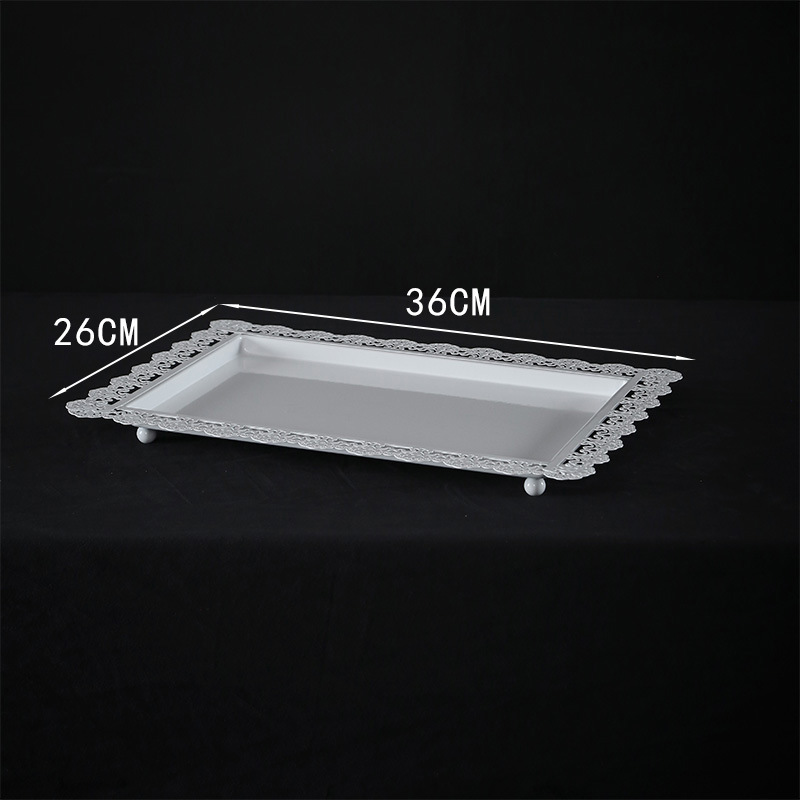 Creativo estilo europeo oro hueco estante de pastel de boda props mesa de postres decoración de postres tienda de postres refrigerio combinación de estante de pastel