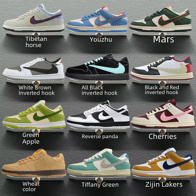 Строгий отбор прямых продаж Putian AJ мужские туфли Low Dunk Air Force No. 1 обувь Зеленое яблоко SB Big Youyang низкие женские