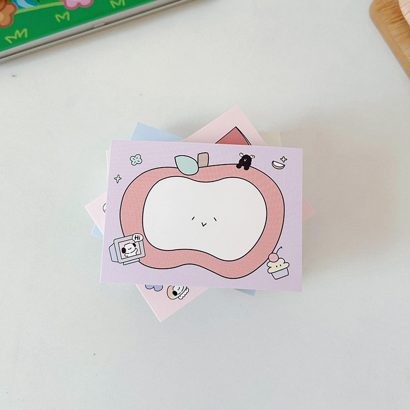 1 Piece Cartoon Fruit Learning School Paper Cute Sweet Sticky Note display picture 7